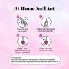 imageJODSONE 55 Colors Gel Nail Polish Set with 5 Bottles of Base and Glossy Matte Top Coat for at Home Salon DIY Nail Art20 ColorPink Red