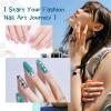 imageJODSONE 55 Colors Gel Nail Polish Set with 5 Bottles of Base and Glossy Matte Top Coat for at Home Salon DIY Nail Art20KITSUN1G01B