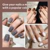 imageJODSONE 55 Colors Gel Nail Polish Set with 5 Bottles of Base and Glossy Matte Top Coat for at Home Salon DIY Nail Art55COLOR1