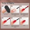 imageJODSONE 55 Colors Gel Nail Polish Set with 5 Bottles of Base and Glossy Matte Top Coat for at Home Salon DIY Nail Art55COLOR1
