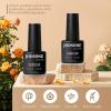 imageJODSONE 55 Colors Gel Nail Polish Set with 5 Bottles of Base and Glossy Matte Top Coat for at Home Salon DIY Nail Art60SET 01