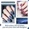 imageJODSONE 55 Colors Gel Nail Polish Set with 5 Bottles of Base and Glossy Matte Top Coat for at Home Salon DIY Nail Art60SET 06