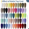 imageJODSONE 55 Colors Gel Nail Polish Set with 5 Bottles of Base and Glossy Matte Top Coat for at Home Salon DIY Nail Art60SET 06