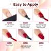 imageJODSONE 55 Colors Gel Nail Polish Set with 5 Bottles of Base and Glossy Matte Top Coat for at Home Salon DIY Nail Art95KIT01
