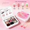 imageJODSONE 55 Colors Gel Nail Polish Set with 5 Bottles of Base and Glossy Matte Top Coat for at Home Salon DIY Nail Art9COLORPPG