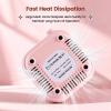 imageJODSONE 6000RPM Mini Nail Dust Collector Low Noise Powerful Suction Portable Nail Salon with 30 Filters PinkMinipink