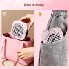 imageJODSONE 6000RPM Mini Nail Dust Collector Low Noise Powerful Suction Portable Nail Salon with 30 Filters PinkMinipink