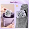 imageJODSONE 6000RPM Mini Nail Dust Collector Low Noise Powerful Suction Portable Nail Salon with 30 Filters PinkMinipurple
