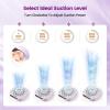imageJODSONE 6000RPM Mini Nail Dust Collector Low Noise Powerful Suction Portable Nail Salon with 30 Filters PinkMinipurple