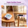 imageJODSONE 6000RPM Mini Nail Dust Collector Low Noise Powerful Suction Portable Nail Salon with 30 Filters PinkMinipurple