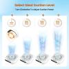 imageJODSONE 6000RPM Mini Nail Dust Collector Low Noise Powerful Suction Portable Nail Salon with 30 Filters PinkMiniwhite