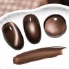 imageJODSONE Cat Eye Magnet Set for Nails Heart CatEye Magnets Tool3 in 1 Cylinder Cat Eye Magnet with Ball Magnets Magnetic Nail Art Pen French amp Black Hole Nail Magnet Guides for CatEye Nail Effect2719FDark Brown