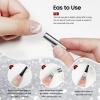 imageJODSONE Cat Eye Magnet Set for Nails Heart CatEye Magnets Tool3 in 1 Cylinder Cat Eye Magnet with Ball Magnets Magnetic Nail Art Pen French amp Black Hole Nail Magnet Guides for CatEye Nail Effect10ML Glitter SilverCAT01