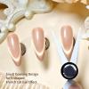 imageJODSONE Cat Eye Magnet Set for Nails Heart CatEye Magnets Tool3 in 1 Cylinder Cat Eye Magnet with Ball Magnets Magnetic Nail Art Pen French amp Black Hole Nail Magnet Guides for CatEye Nail EffectFrench Cat Eye Magnet