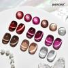 imageJODSONE Cat Eye Magnet Set for Nails Heart CatEye Magnets Tool3 in 1 Cylinder Cat Eye Magnet with Ball Magnets Magnetic Nail Art Pen French amp Black Hole Nail Magnet Guides for CatEye Nail Effect10ML 6Pcs 6Colors14