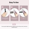 imageJODSONE Cat Eye Magnet Set for Nails Heart CatEye Magnets Tool3 in 1 Cylinder Cat Eye Magnet with Ball Magnets Magnetic Nail Art Pen French amp Black Hole Nail Magnet Guides for CatEye Nail Effect2723FGlitter Pink Purple