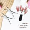imageJODSONE Cat Eye Magnet Set for Nails Heart CatEye Magnets Tool3 in 1 Cylinder Cat Eye Magnet with Ball Magnets Magnetic Nail Art Pen French amp Black Hole Nail Magnet Guides for CatEye Nail EffectFrench Cat Eye Magnet
