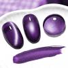 imageJODSONE Cat Eye Magnet Set for Nails Heart CatEye Magnets Tool3 in 1 Cylinder Cat Eye Magnet with Ball Magnets Magnetic Nail Art Pen French amp Black Hole Nail Magnet Guides for CatEye Nail Effect2562FDark Purple