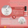 imageJODSONE Gel Nail Polish Remover Kit 2Pcs Gel Remover 1Pc Latex Tape Liquid Professional Soak Off Gel Nail Removal Set for Nail Art Manicure Pedicure at Home Includes Sanding Strips and Steel PushersA03