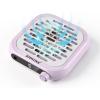 imageJODSONE 6000RPM Mini Nail Dust Collector Low Noise Powerful Suction Portable Nail Salon with 30 Filters PinkMinipurple