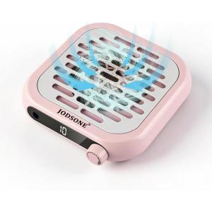 imageJODSONE 6000RPM Mini Nail Dust Collector Low Noise Powerful Suction Portable Nail Salon with 30 Filters PinkMinipink