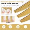 imageJODSONE Nail File and Buffer Set 5PCS Double Side Trimed Nail Files and Buffers Emery Boards for Nails 80240 Nail Shine Polishing Stick Reusable Washable Nails Tools Suit for Home Salon