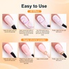 image:imageJODSONE Almond Nail Tips 224Pcs Soft Nail Gel Tips PreShaped Acrylic Fake Nails Full Cover Clear Gelly Press on Flase Nail Tips for Extension Nail Manicure Home DIY 14 Sizes1pcs15gnail art glue