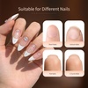 image:imageJODSONE Almond Nail Tips 224Pcs Soft Nail Gel Tips PreShaped Acrylic Fake Nails Full Cover Clear Gelly Press on Flase Nail Tips for Extension Nail Manicure Home DIY 14 SizesAlmond Nail Tips
