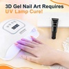 image:imageJODSONE Almond Nail Tips 224Pcs Soft Nail Gel Tips PreShaped Acrylic Fake Nails Full Cover Clear Gelly Press on Flase Nail Tips for Extension Nail Manicure Home DIY 14 Sizes1pcs15gnail art glue