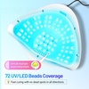 image:imageJODSONE Fast Curing U V LED Nail Dryer with 4 Timers Auto Sensor Nail Lamp GreenLight White