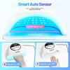 image:imageJODSONE Fast Curing U V LED Nail Dryer with 4 Timers Auto Sensor Nail Lamp GreenLight White