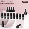 image:imageJODSONE Jelly Gel Nail Polish Set 32 Colors Sheer Pink Gel Polish Set with Base amp Top Matte Glitter Coat for Nail Art DIY Salon at HomeB02