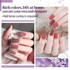 image:imageJODSONE Jelly Gel Nail Polish Set 32 Colors Sheer Pink Gel Polish Set with Base amp Top Matte Glitter Coat for Nail Art DIY Salon at HomeB04