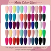 image:imageJODSONE Jelly Gel Nail Polish Set 32 Colors Sheer Pink Gel Polish Set with Base amp Top Matte Glitter Coat for Nail Art DIY Salon at HomeB10