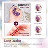 image:imageJODSONE Jelly Gel Nail Polish Set 32 Colors Sheer Pink Gel Polish Set with Base amp Top Matte Glitter Coat for Nail Art DIY Salon at HomeB20
