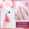 image:imageJODSONE Jelly Gel Nail Polish Set 32 Colors Sheer Pink Gel Polish Set with Base amp Top Matte Glitter Coat for Nail Art DIY Salon at HomeB25