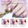 image:imageJODSONE Jelly Gel Nail Polish Set 32 Colors Sheer Pink Gel Polish Set with Base amp Top Matte Glitter Coat for Nail Art DIY Salon at HomeB25