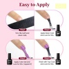 image:imageJODSONE Jelly Gel Nail Polish Set 32 Colors Sheer Pink Gel Polish Set with Base amp Top Matte Glitter Coat for Nail Art DIY Salon at HomeB26