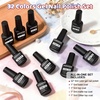 image:imageJODSONE Jelly Gel Nail Polish Set 32 Colors Sheer Pink Gel Polish Set with Base amp Top Matte Glitter Coat for Nail Art DIY Salon at HomeB29