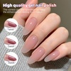 image:imageJODSONE Jelly Gel Nail Polish Set 32 Colors Sheer Pink Gel Polish Set with Base amp Top Matte Glitter Coat for Nail Art DIY Salon at HomeB29