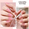 image:imageJODSONE Jelly Gel Nail Polish Set 32 Colors Sheer Pink Gel Polish Set with Base amp Top Matte Glitter Coat for Nail Art DIY Salon at HomeB30