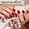 image:imageJODSONE Jelly Gel Nail Polish Set 32 Colors Sheer Pink Gel Polish Set with Base amp Top Matte Glitter Coat for Nail Art DIY Salon at HomeB32