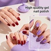 image:imageJODSONE Jelly Gel Nail Polish Set 32 Colors Sheer Pink Gel Polish Set with Base amp Top Matte Glitter Coat for Nail Art DIY Salon at HomeB33