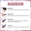 image:imageJODSONE 36Pcs Gel Nail Polish Kit with 4 Functional Adhesive Bottles Kit Soak Off Manicure Tools Gifts10Color12
