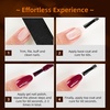 image:imageJODSONE 36Pcs Gel Nail Polish Kit with 4 Functional Adhesive Bottles Kit Soak Off Manicure Tools Gifts10ColorCD