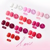 image:imageJODSONE 36Pcs Gel Nail Polish Kit with 4 Functional Adhesive Bottles Kit Soak Off Manicure Tools Gifts10Colorpink