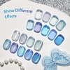 image:imageJODSONE 36Pcs Gel Nail Polish Kit with 4 Functional Adhesive Bottles Kit Soak Off Manicure Tools Gifts10SETJellyBlue