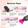image:imageJODSONE 36Pcs Gel Nail Polish Kit with 4 Functional Adhesive Bottles Kit Soak Off Manicure Tools Gifts32KITColor B33B64