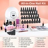 image:imageJODSONE 36Pcs Gel Nail Polish Kit with 4 Functional Adhesive Bottles Kit Soak Off Manicure Tools Gifts32KITColor B33B64