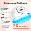 image:imageJODSONE 36Pcs Gel Nail Polish Kit with 4 Functional Adhesive Bottles Kit Soak Off Manicure Tools Gifts32KITColor B33B64
